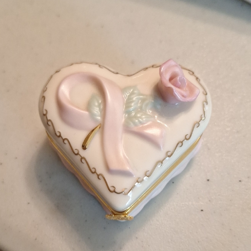 Lenox Gift Of Hope Heart Treasure Box